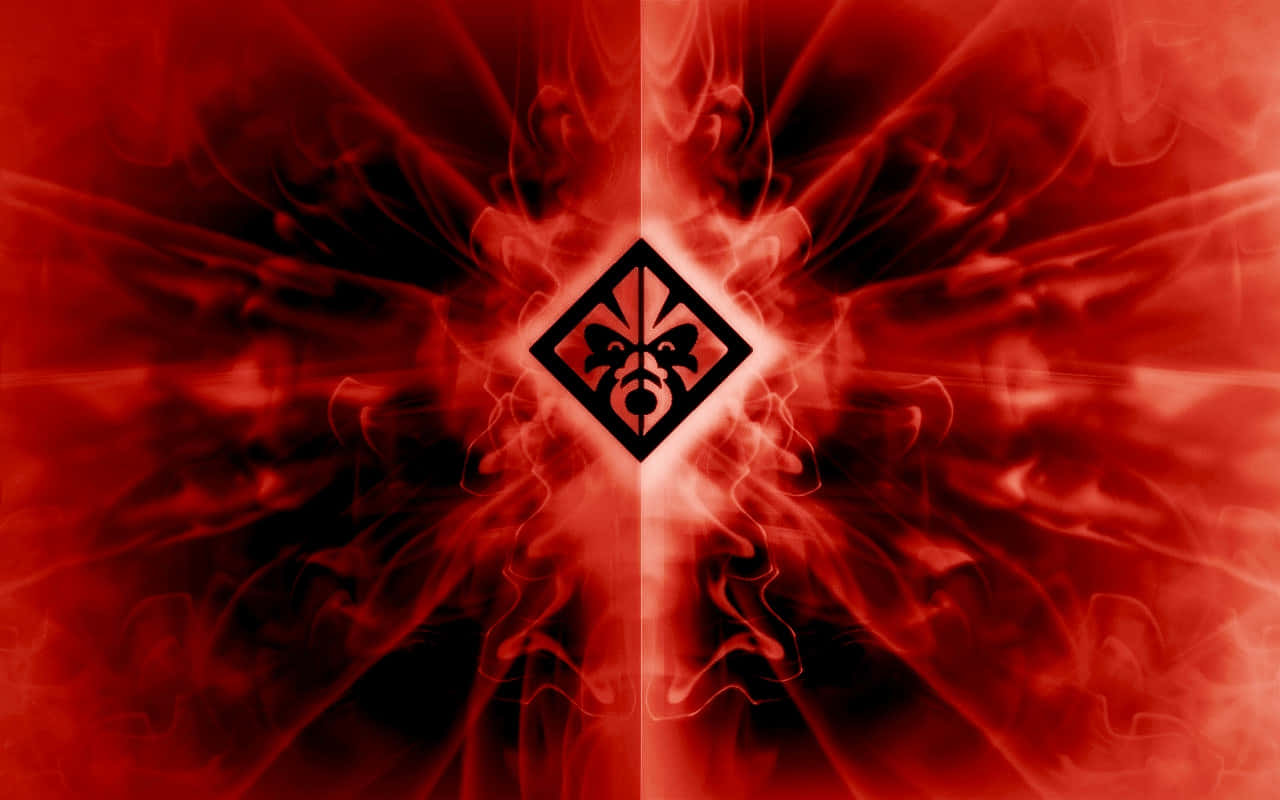 Hp Omen Red Abstract Design Background