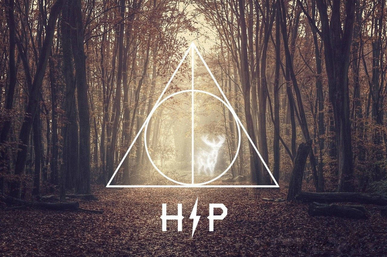 Hp Stencil Logo Harry Potter Desktop Background