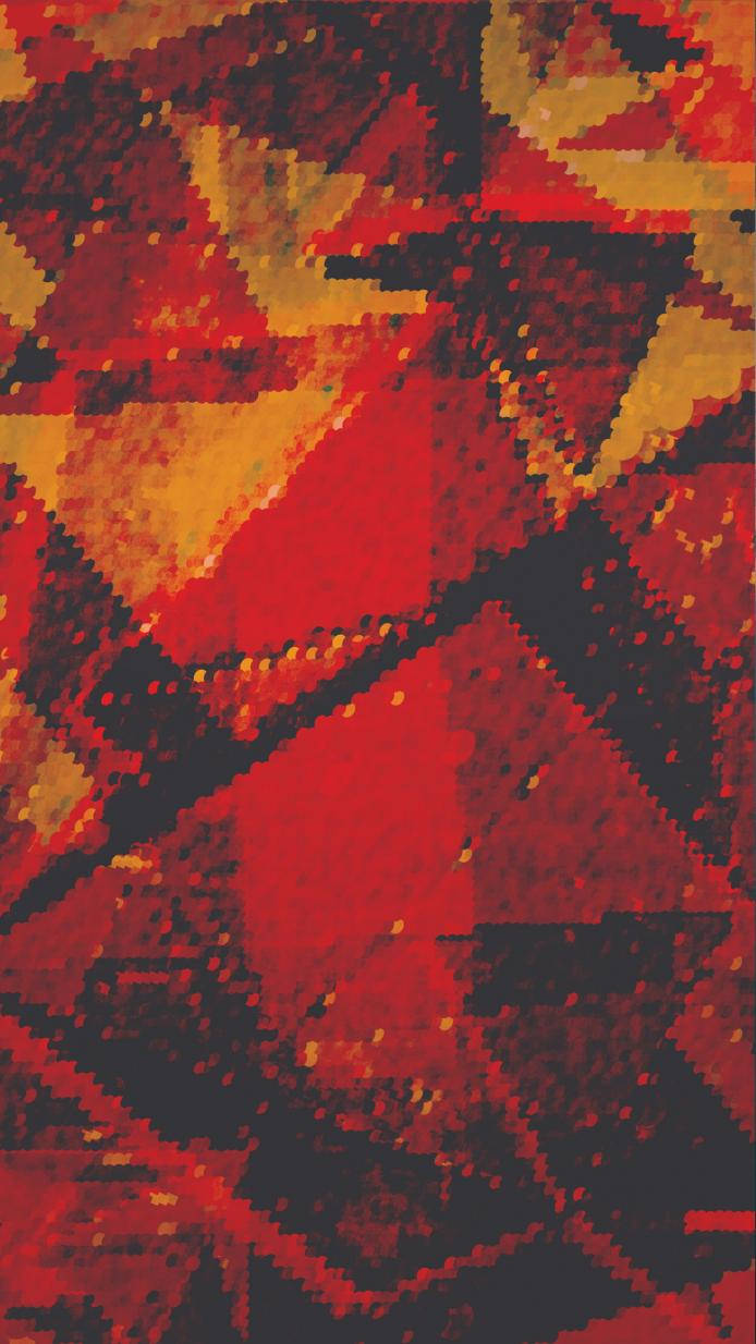 Htc Geometric Pixel Art Background