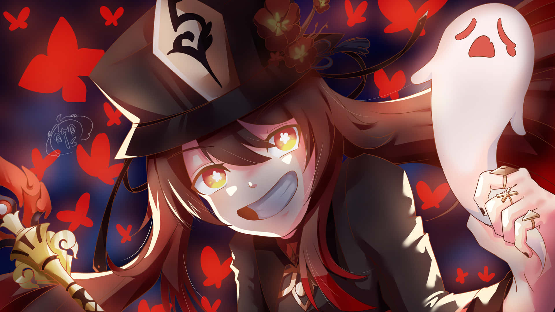 Hu Tao Grinning Genshin Pfp