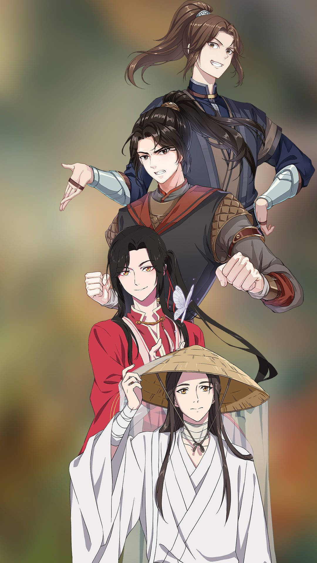 Hua Cheng And Xie Wearing Hat
