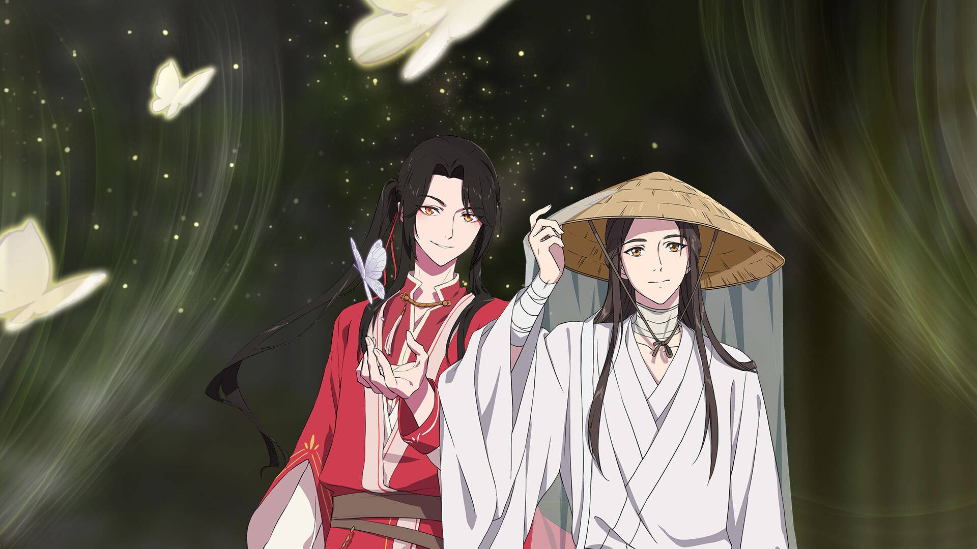 Hua Cheng And Xie With Butterflies
