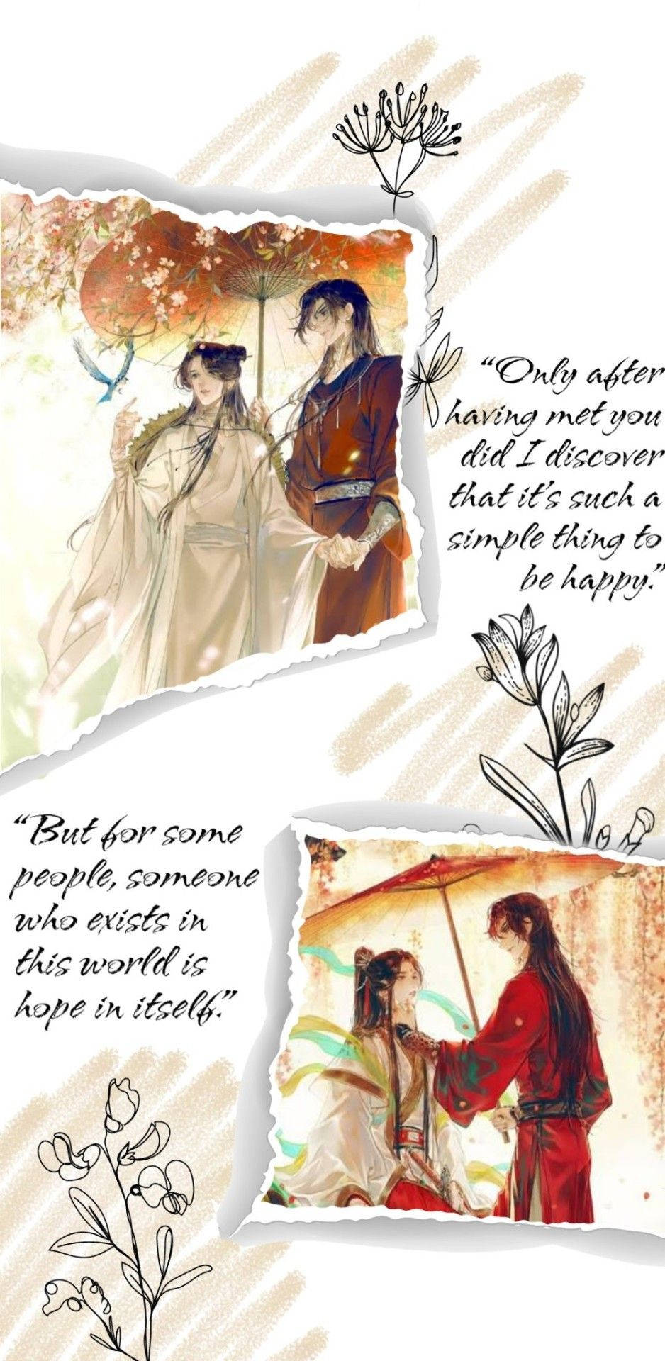 Hua Cheng Quotes Background