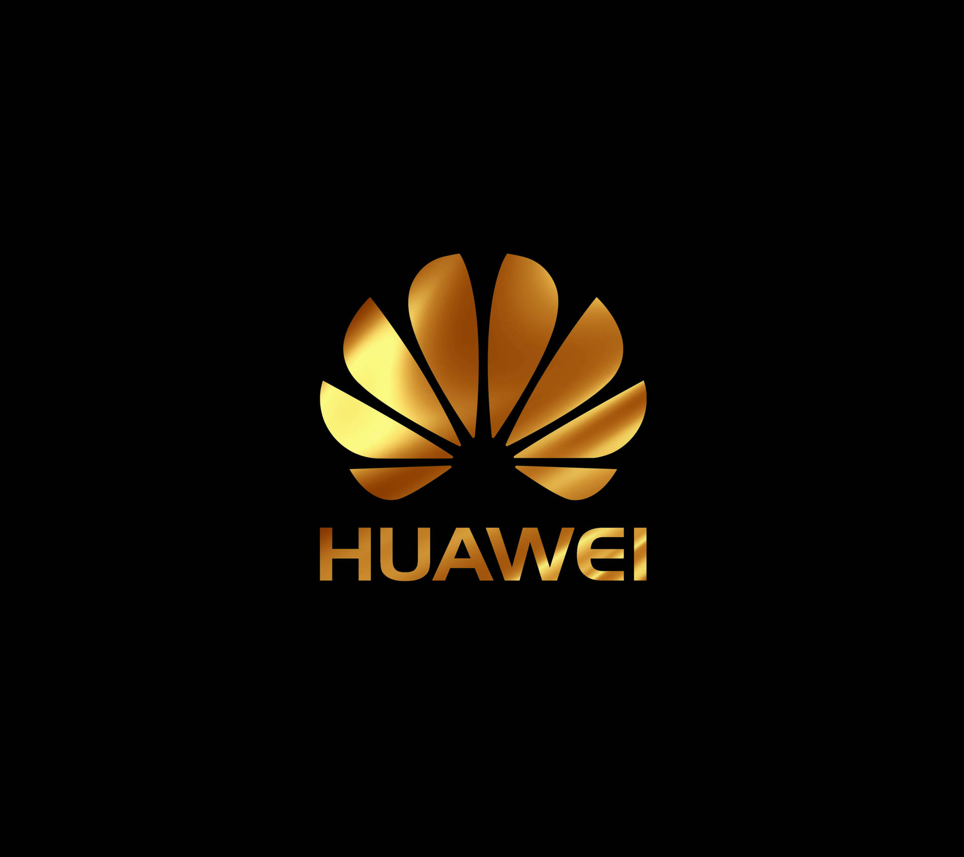 Huawei Gold Brand Logo Background