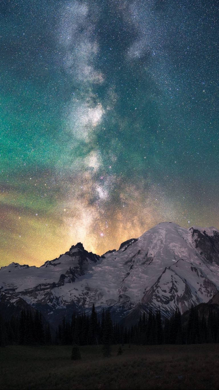 Huawei Honor Mountains At Night