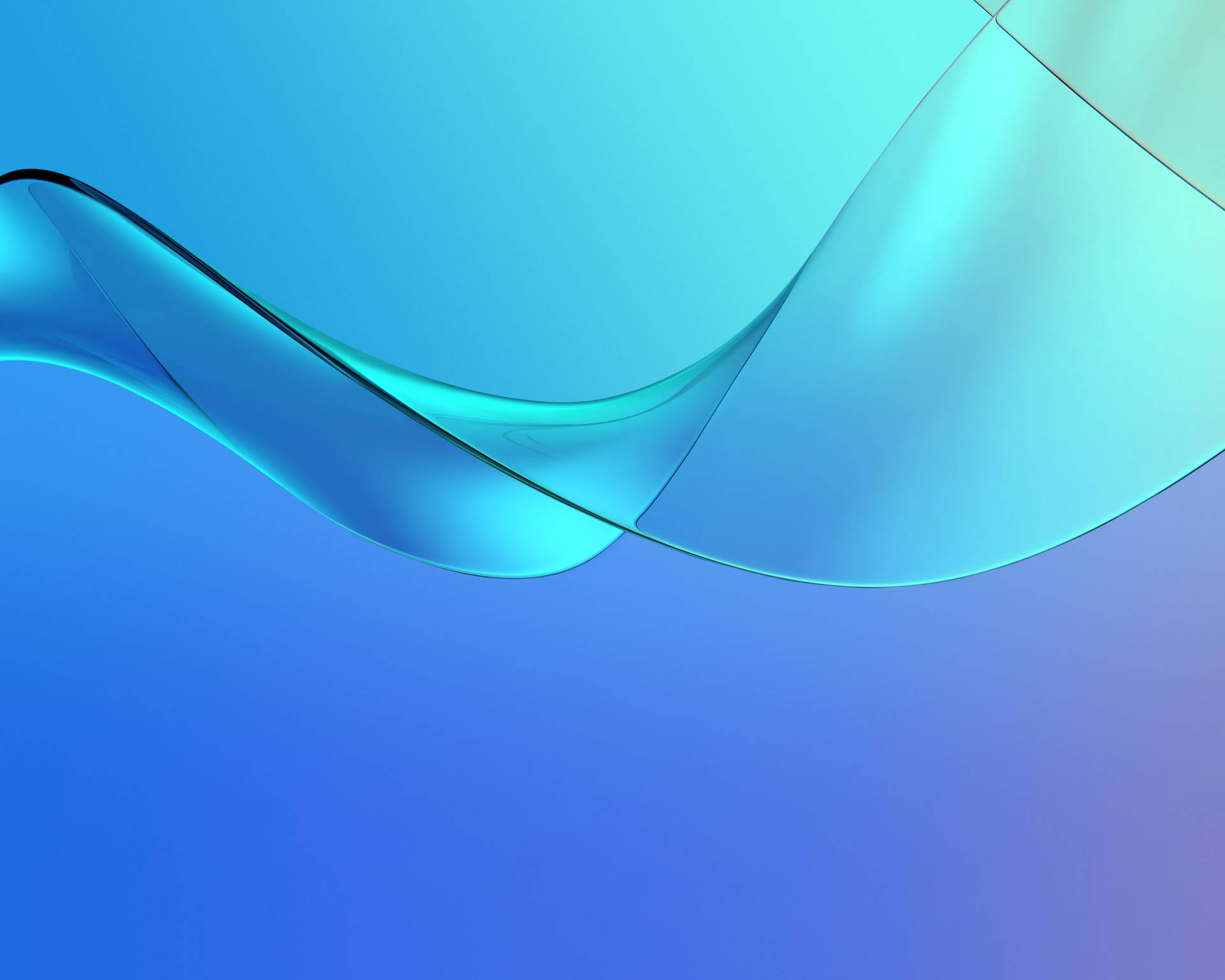 Huawei Mediapad M5 Blue Curves Background