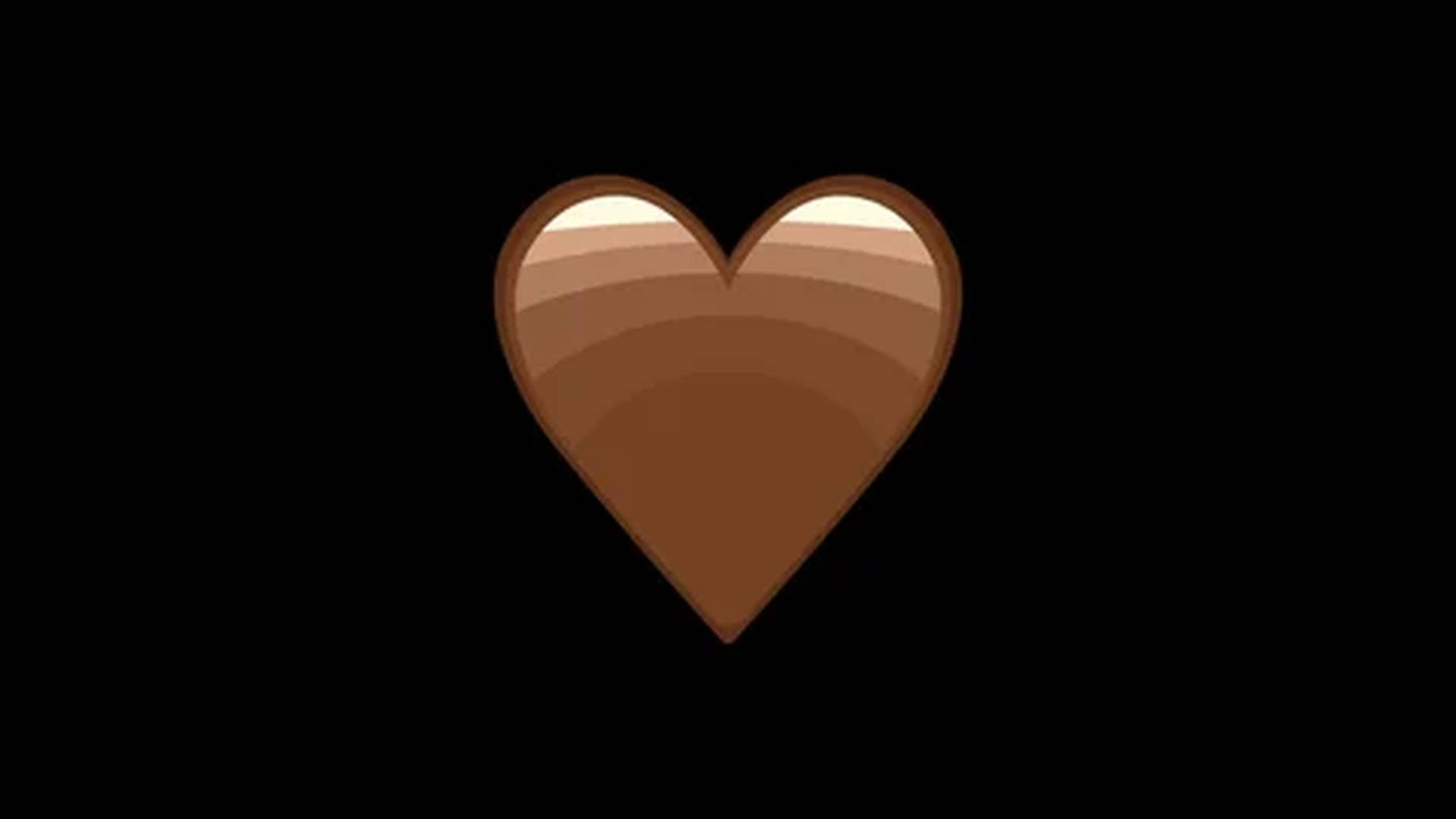Huge Brown Heart Background
