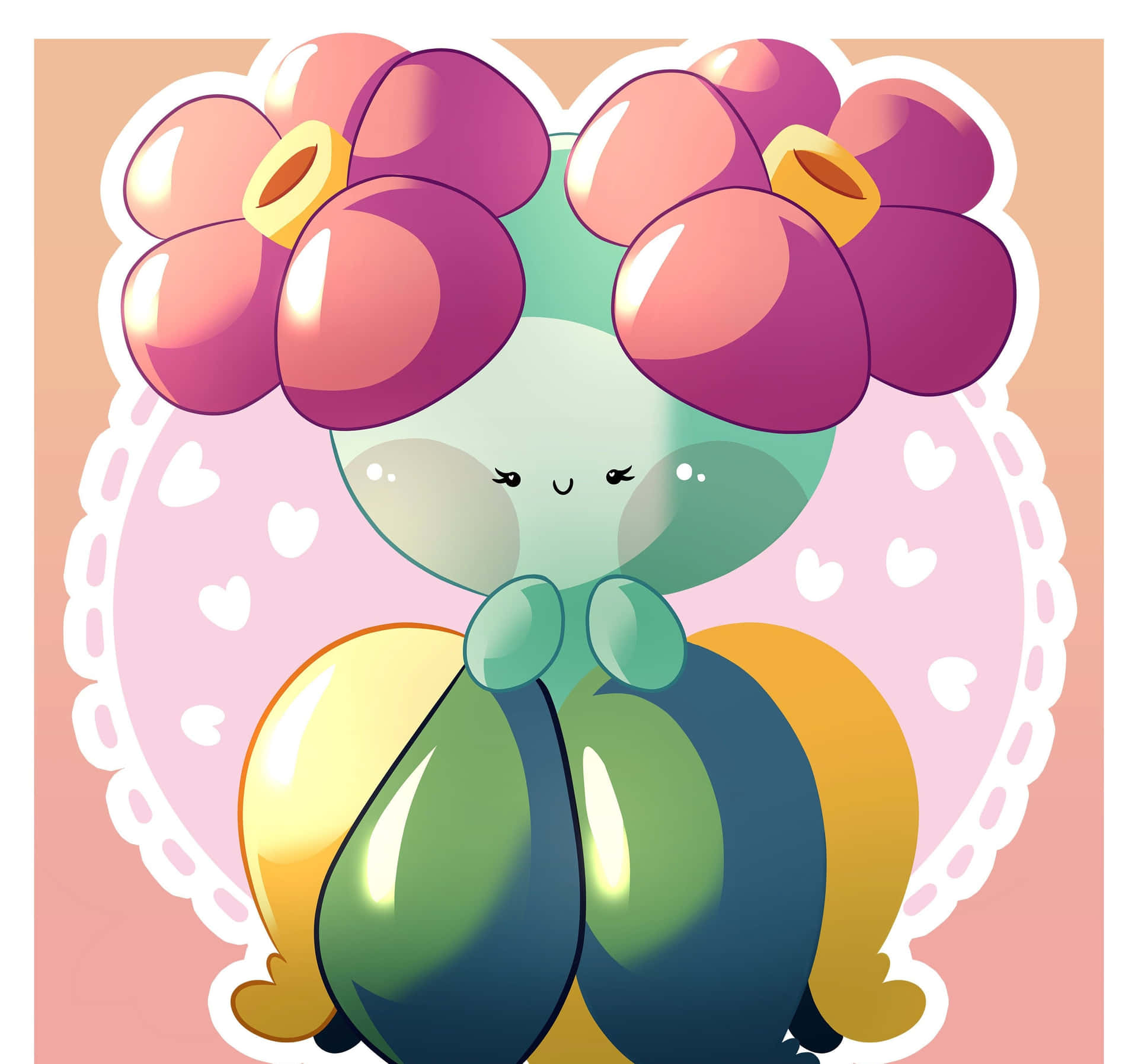 Huge-faced Bellossom Background