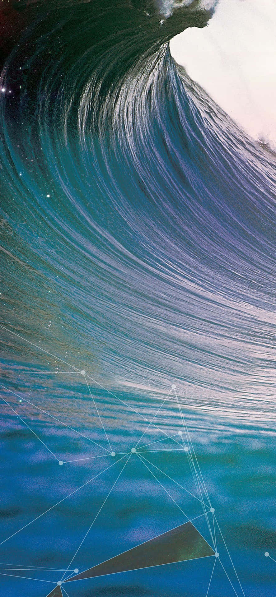 Huge Mellow Wave Iphone Background