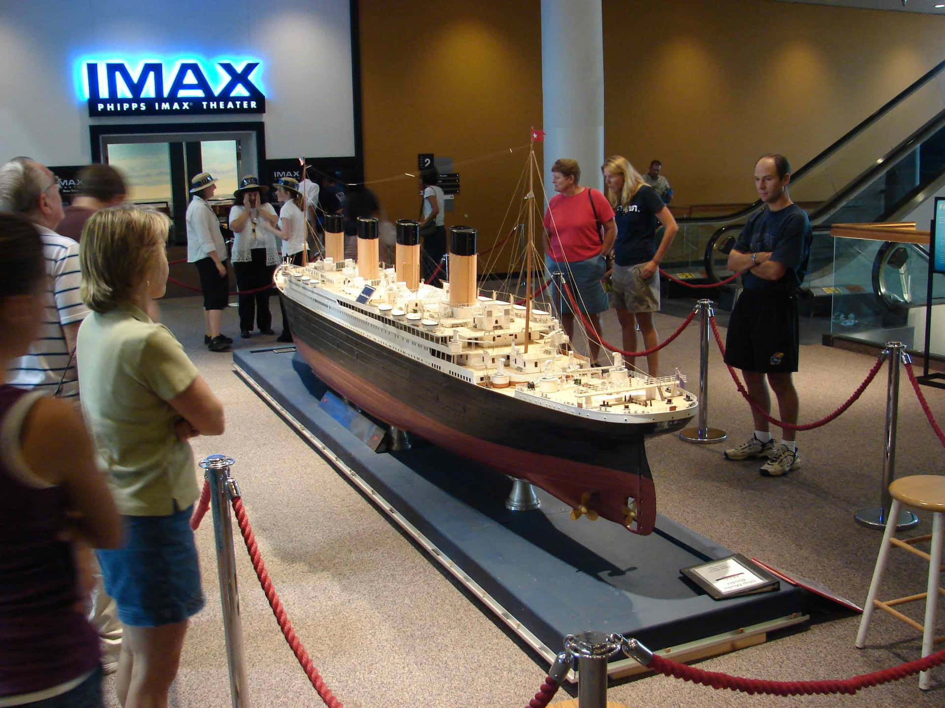 Huge Model At Rms Titanic Museum