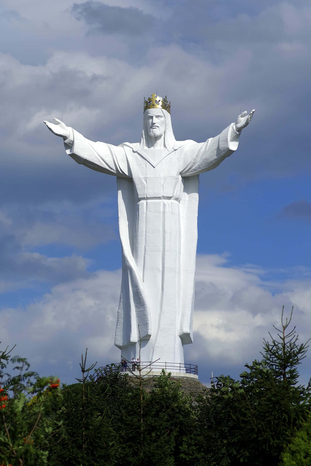 Huge Statue Of Christ