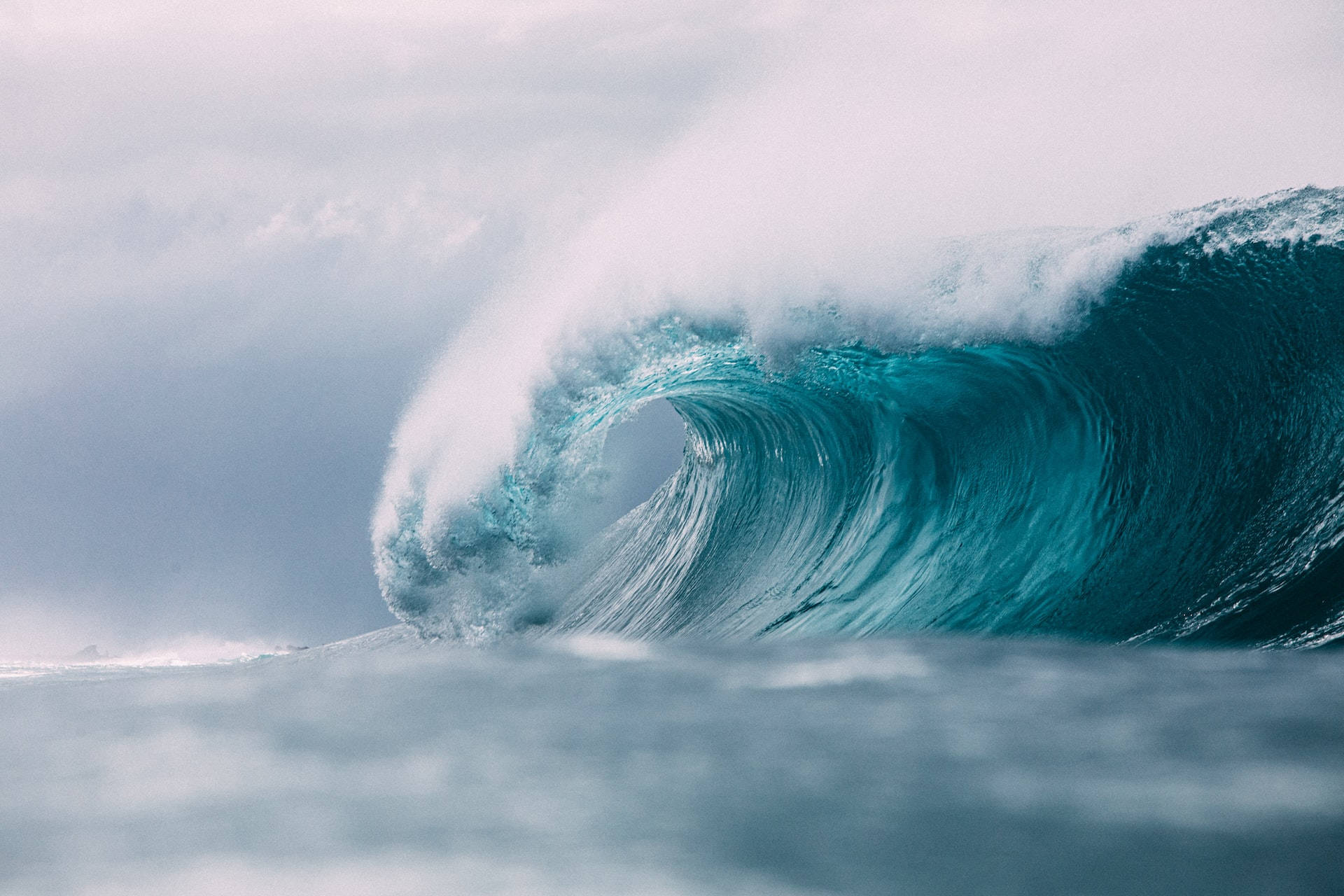 Huge Wave Of Moving Water