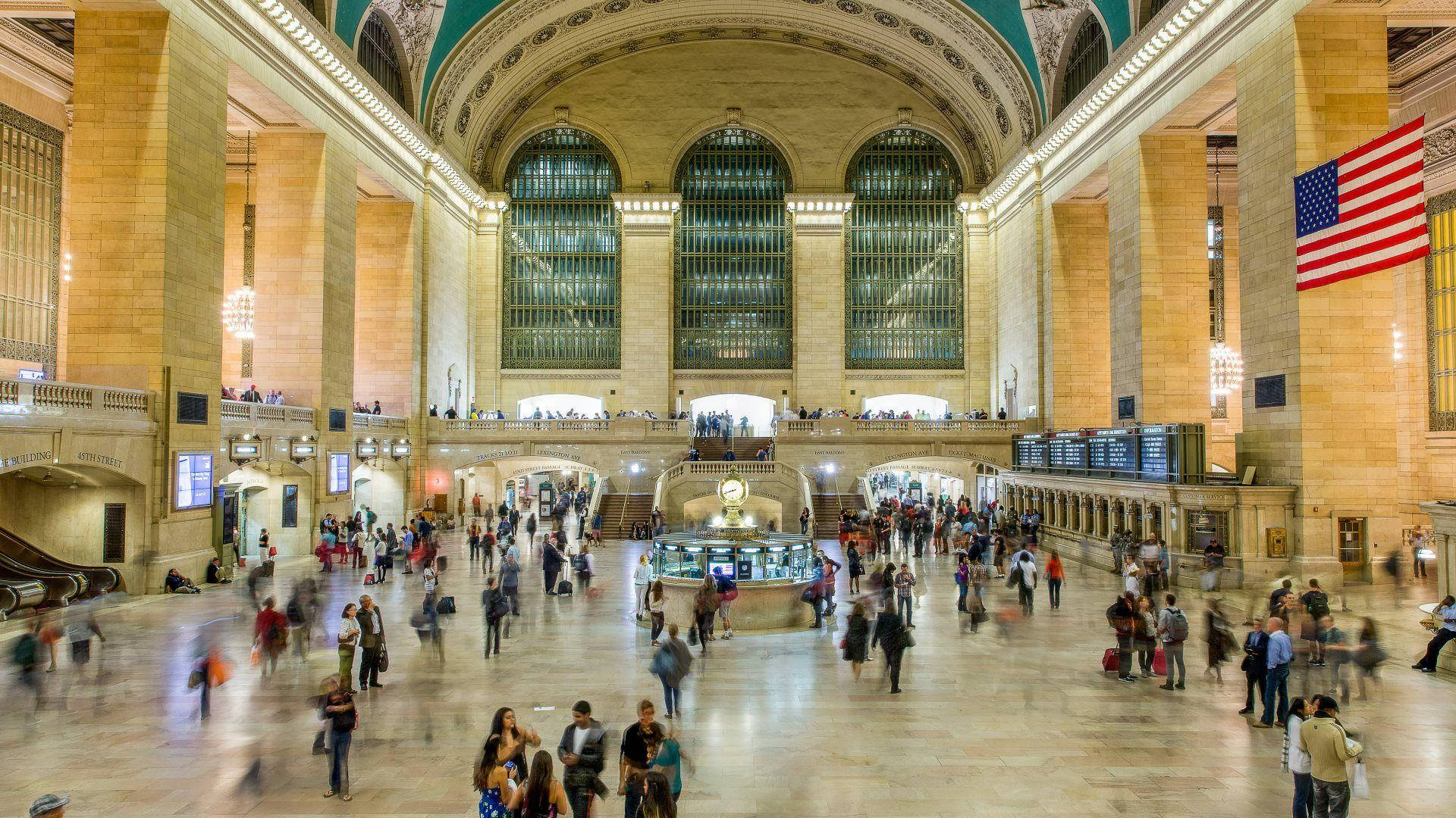 Huge Windows At Grand Central Terminal