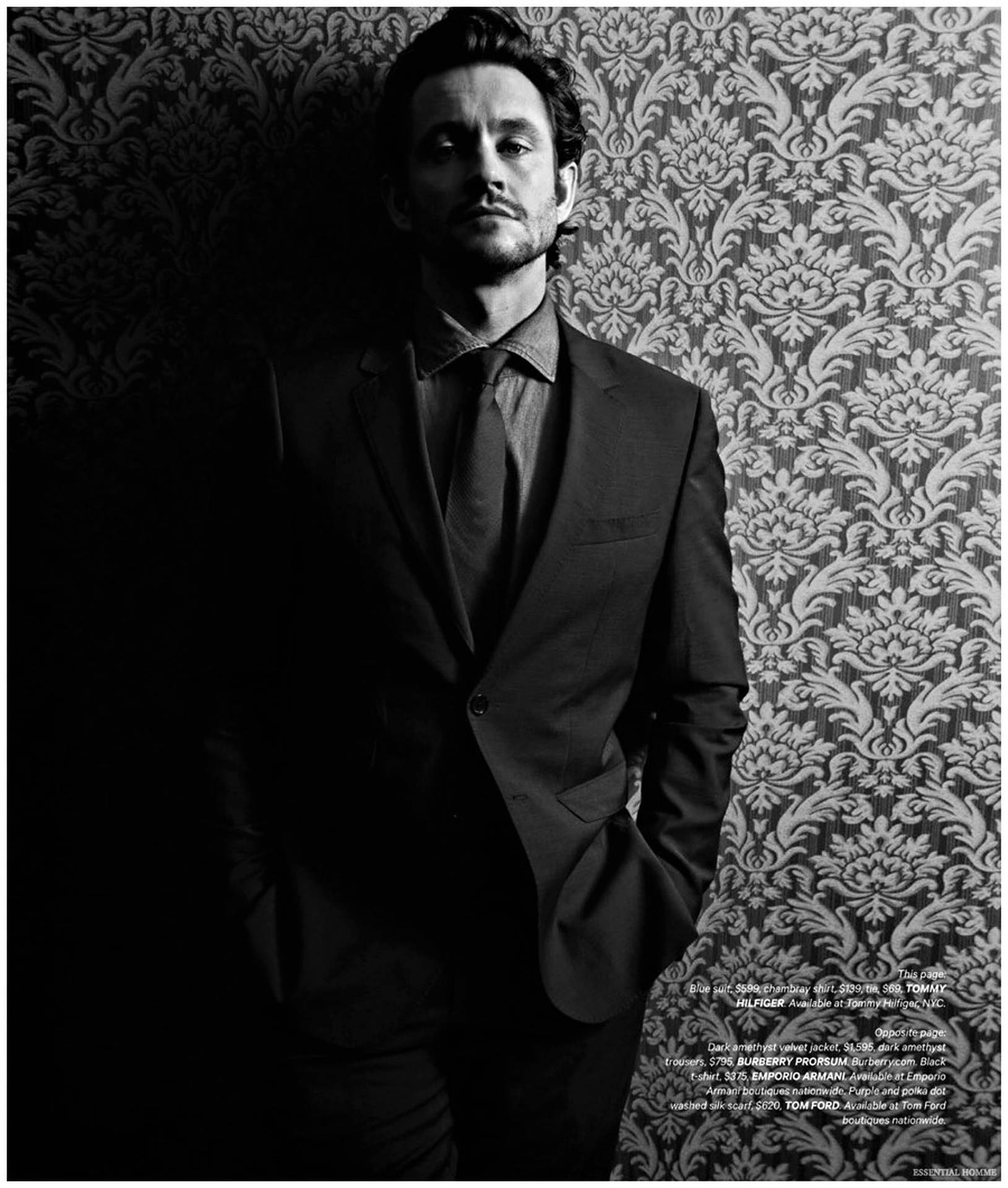 Hugh Dancy Black And White