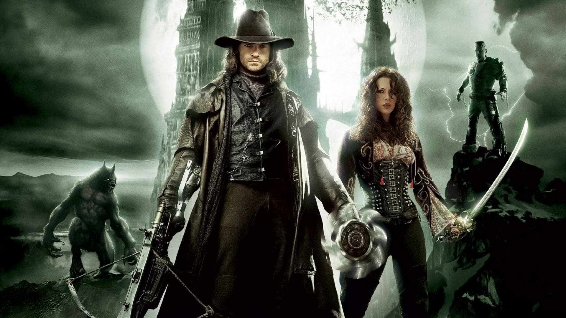 Hugh Jackman Van Helsing Poster Background