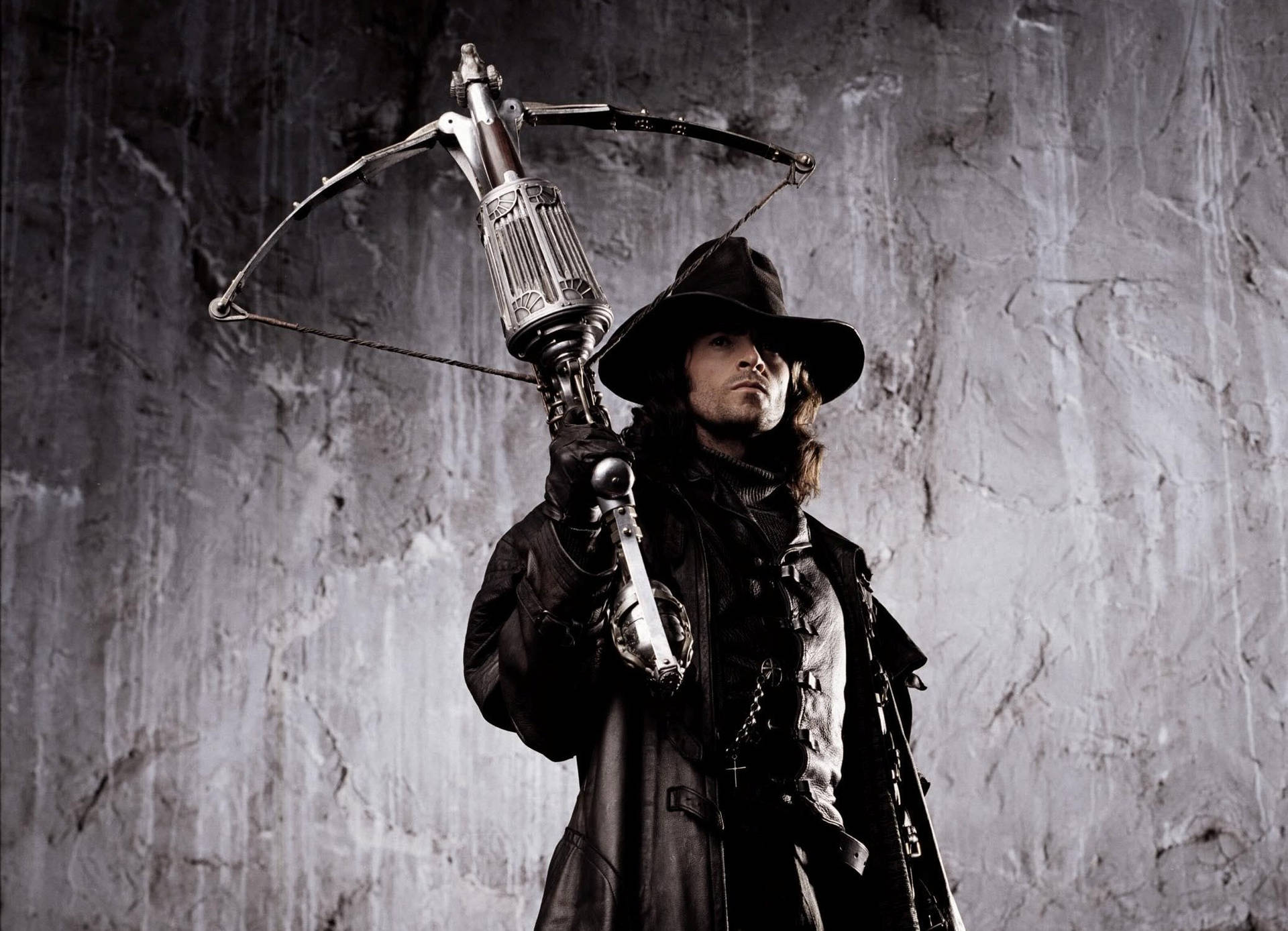 Hugh Jackman Van Helsing Repeater Crossbow Background