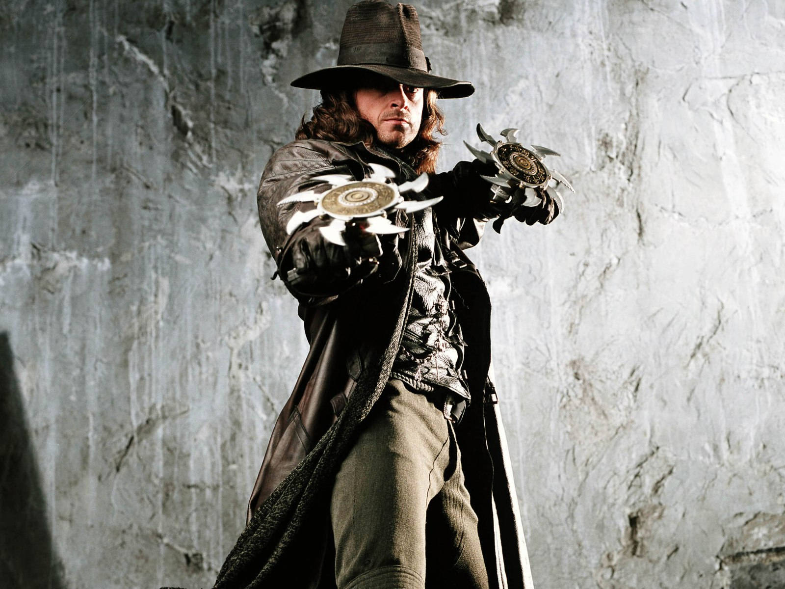 Hugh Jackman Van Helsing Tojo Blades Background