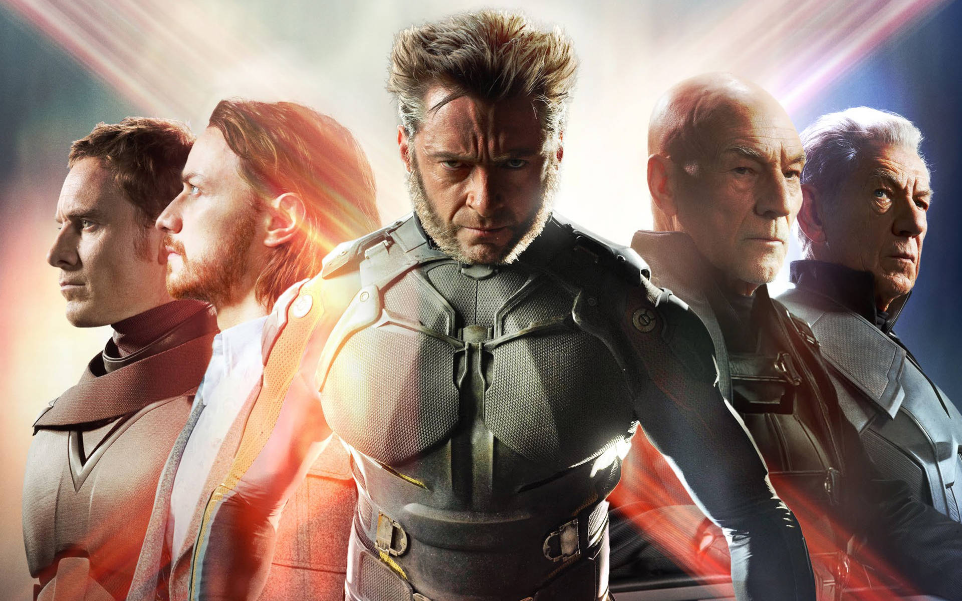 Hugh Jackman Wolverine Professor X Magneto Background