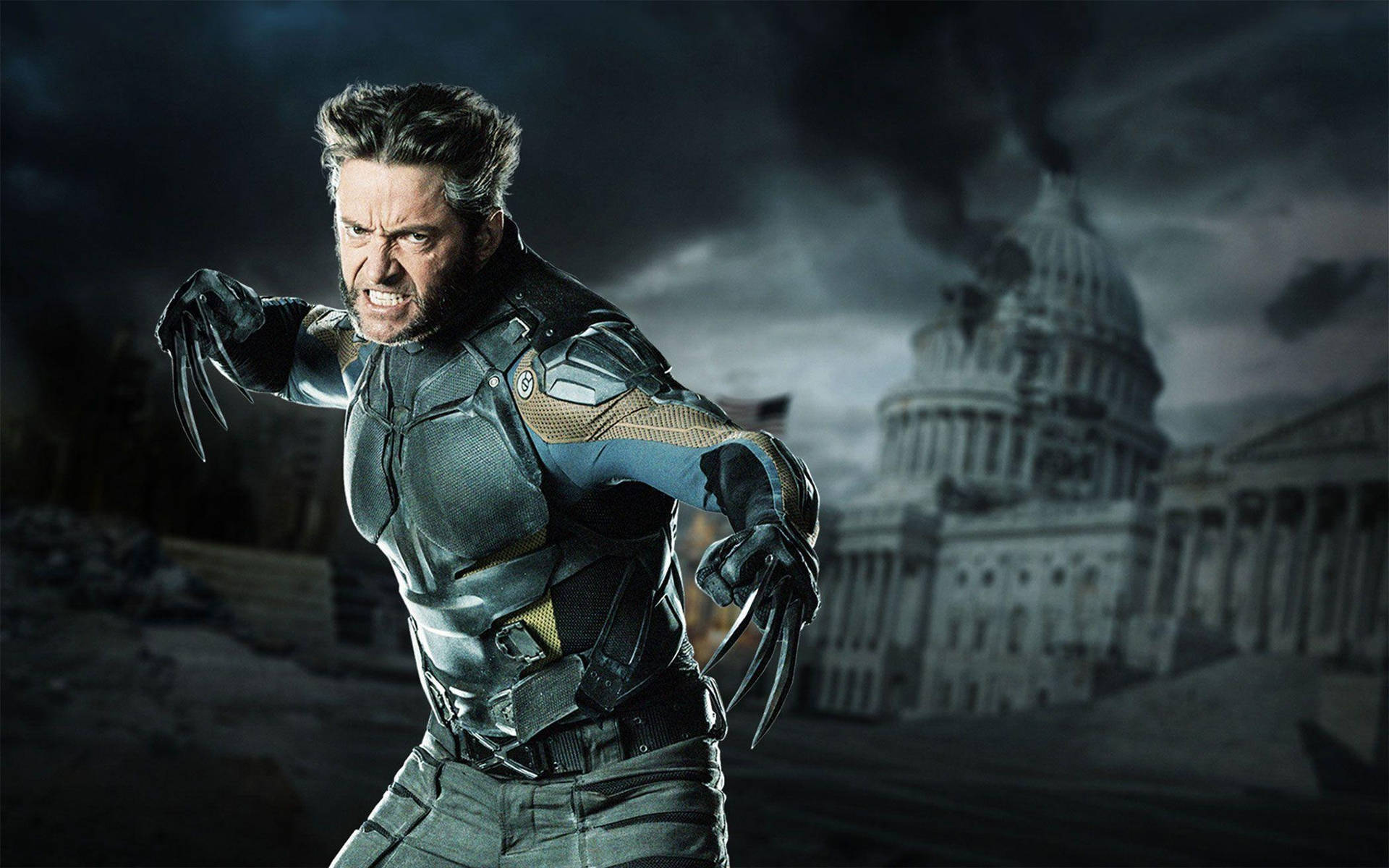 Hugh Jackman X-men Days Of Future Past Background