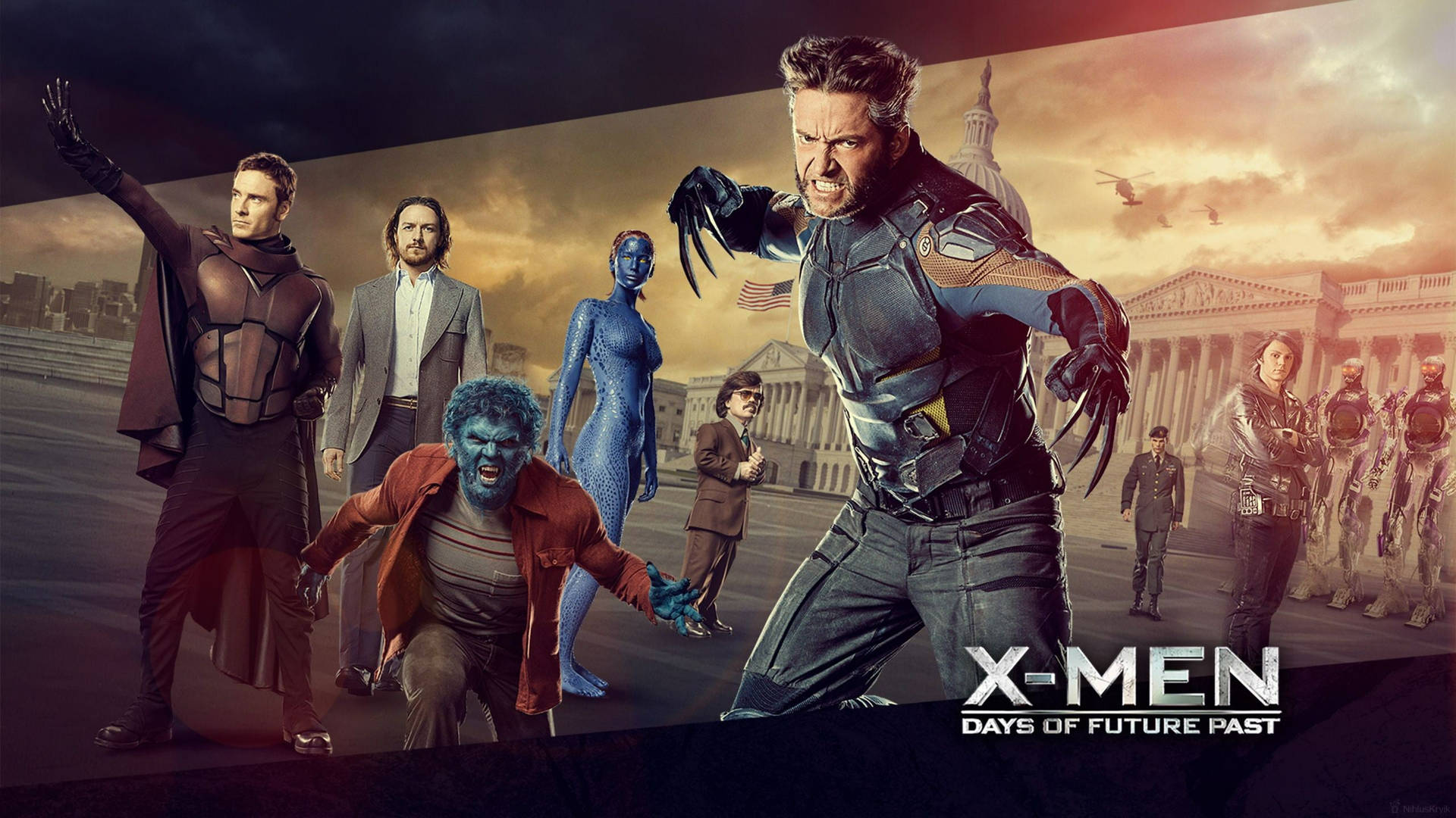Hugh Jackman X-men Mutants Background