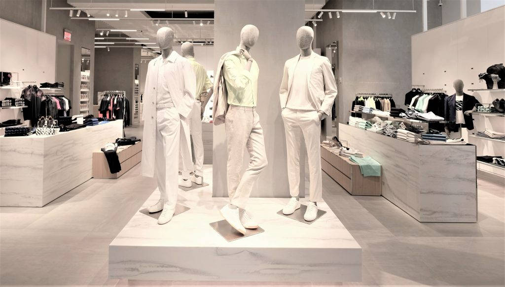 Hugo Boss Clothed Mannequins Background