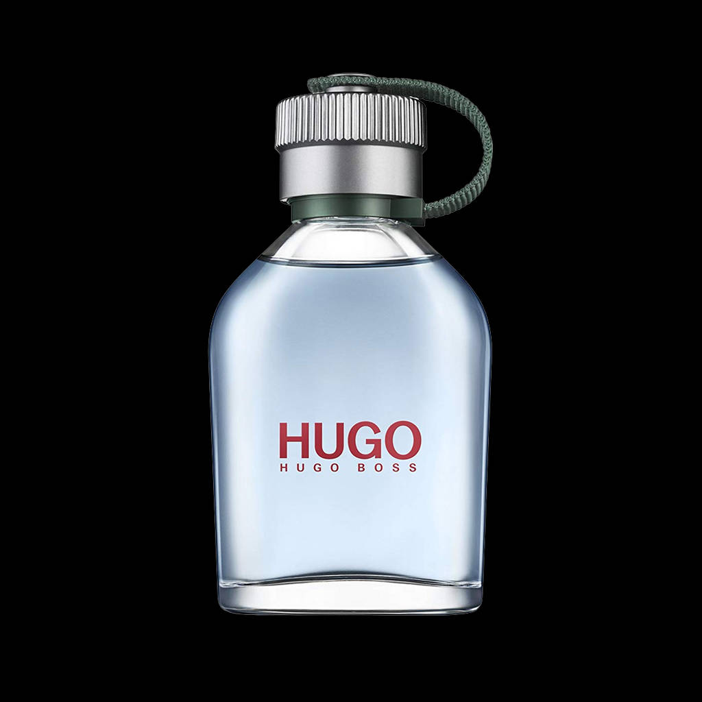 Hugo Boss Luxury Fragrance In Transparent Bottle Background