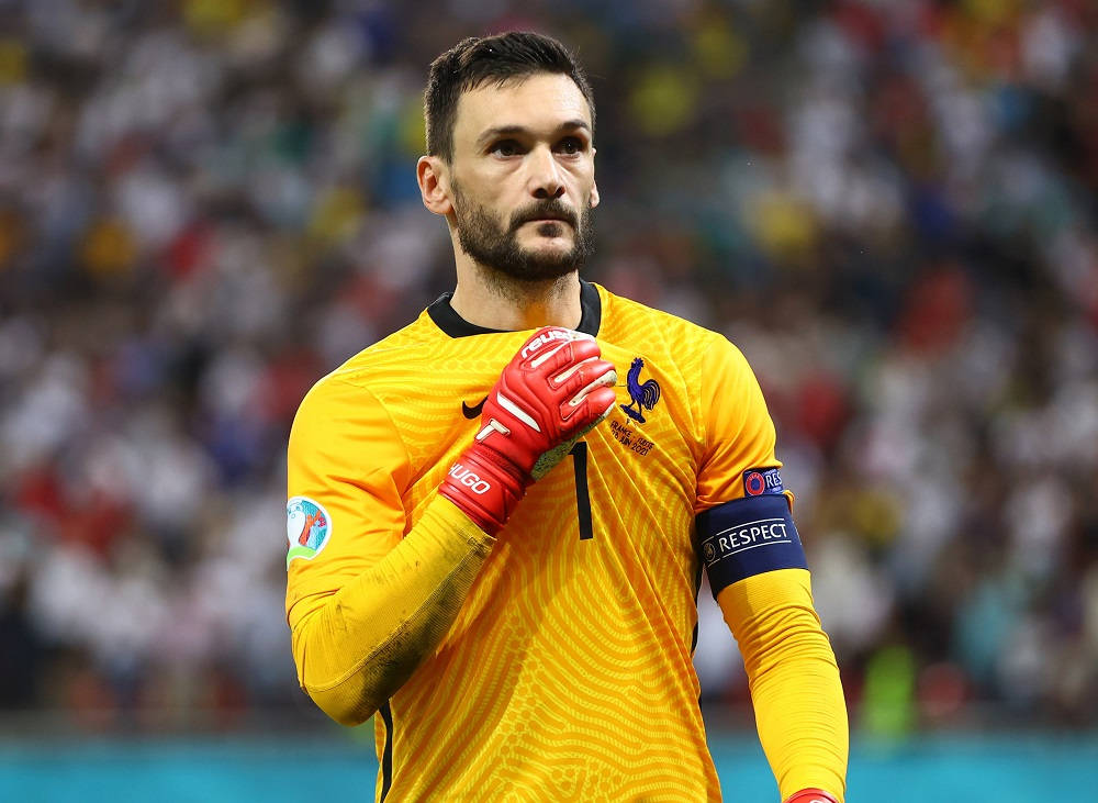 Hugo Lloris Holding Shirt Background