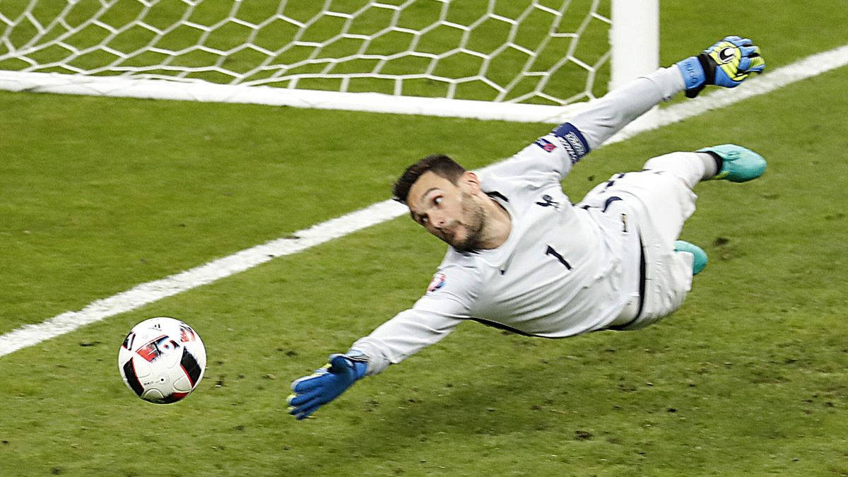 Hugo Lloris Misses Catch Background