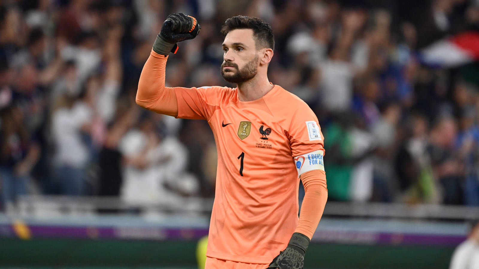 Hugo Lloris Serious Fist Pump