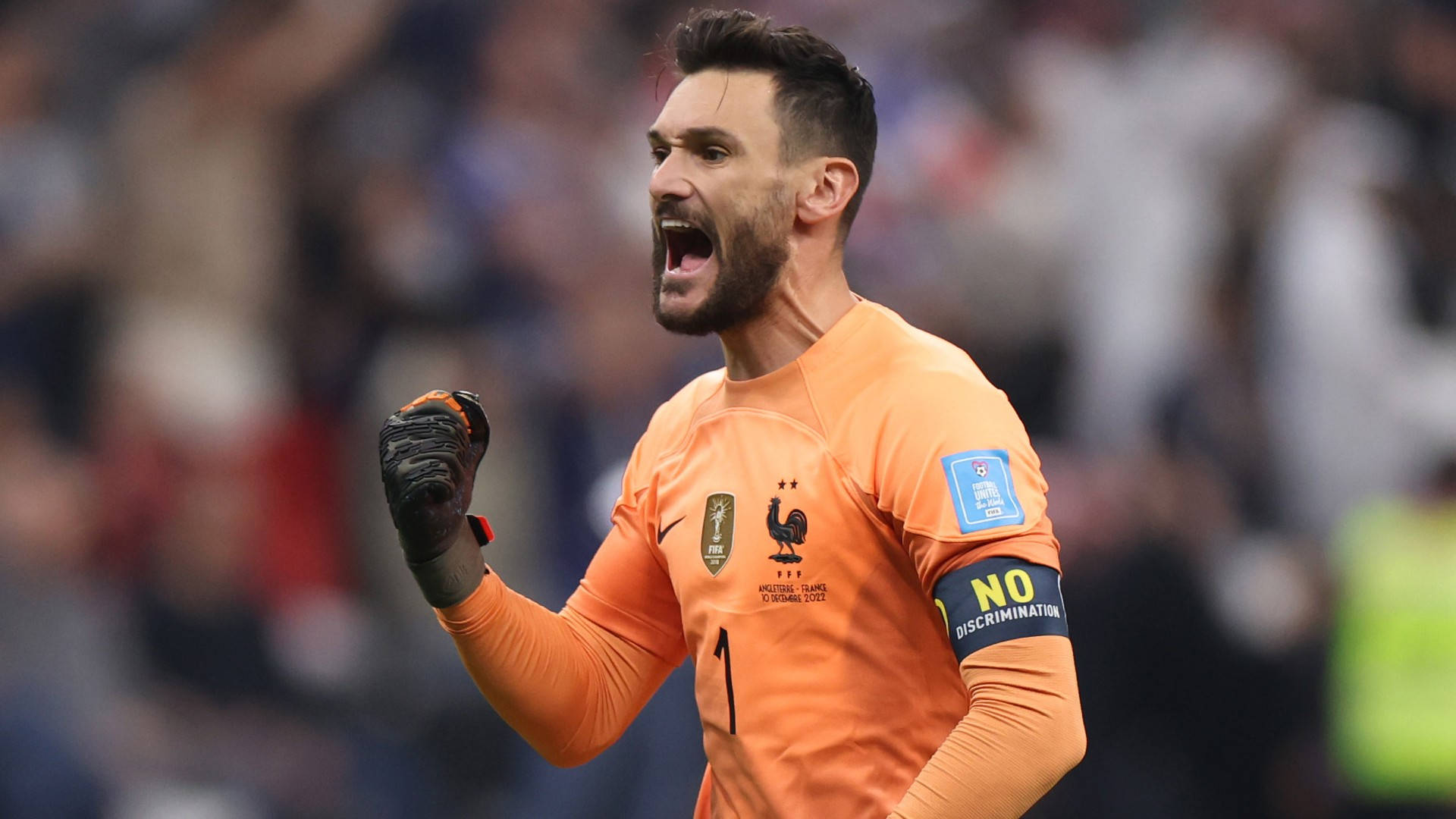 Hugo Lloris Yell Cheer