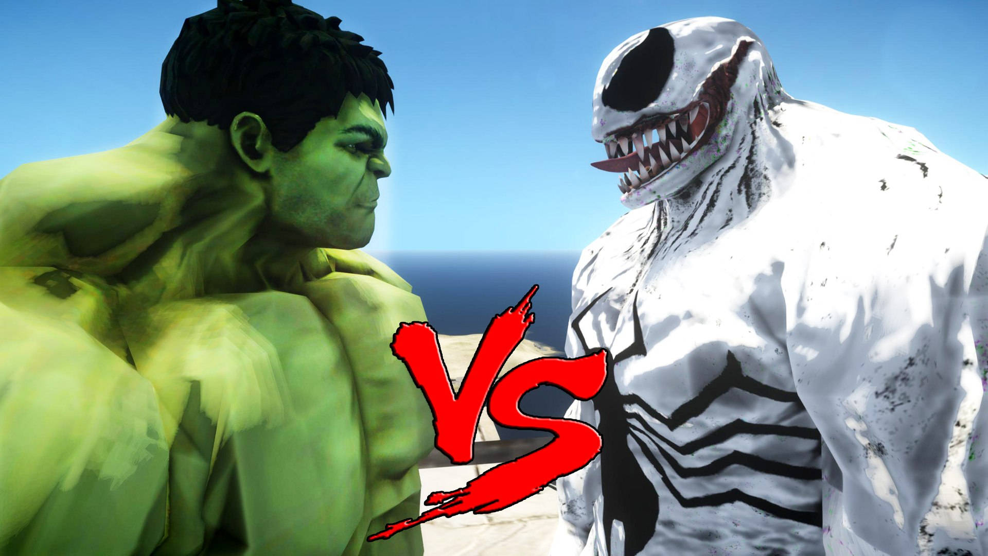 Hulk Anti Venom Face Off Background