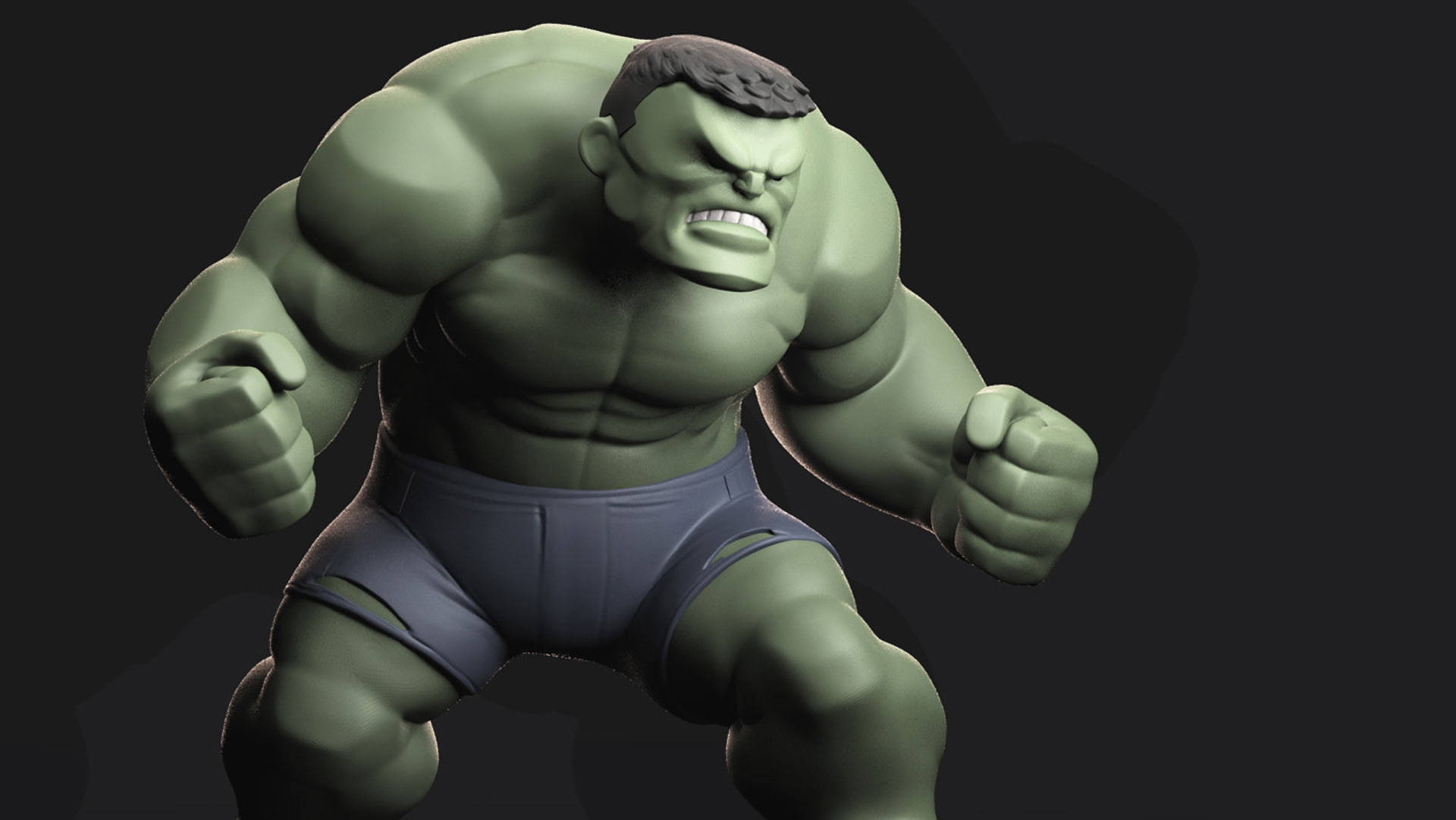 Hulk Avenger 3d Action Figure