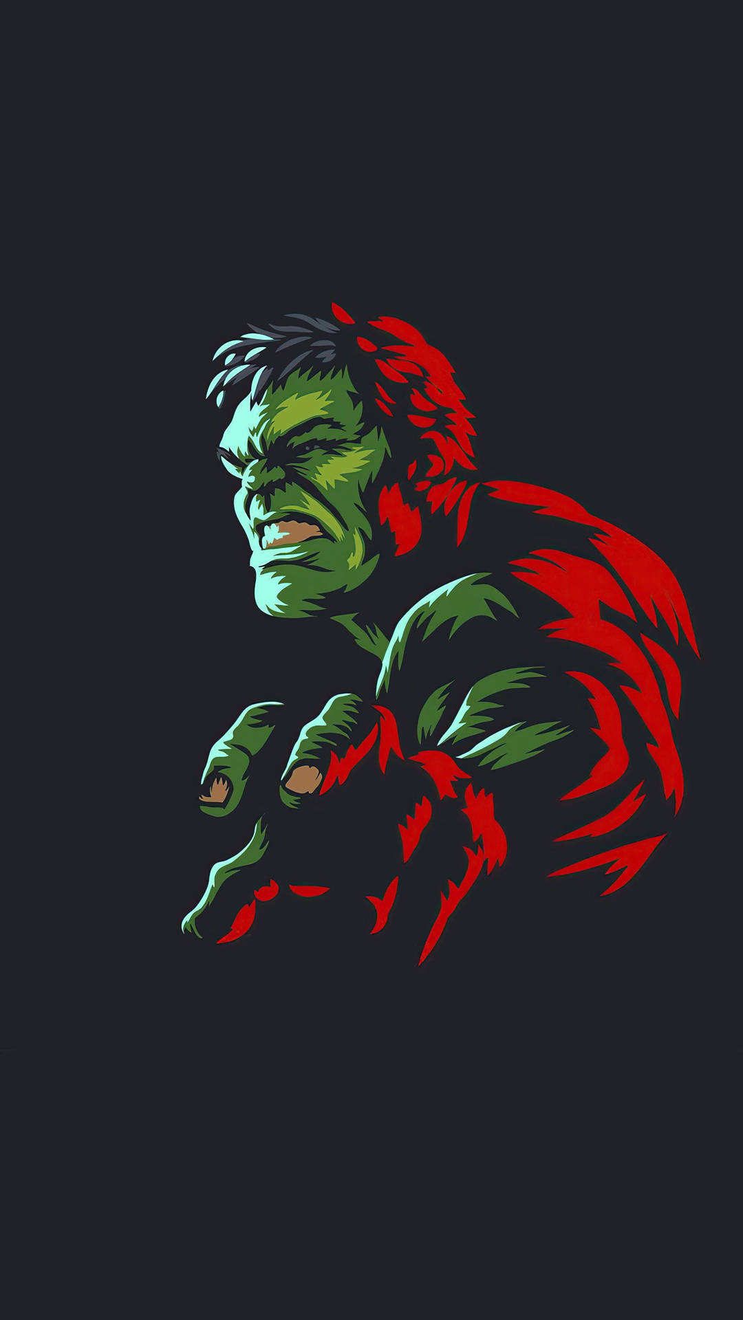 Hulk Digital Artwork 4k Marvel Iphone
