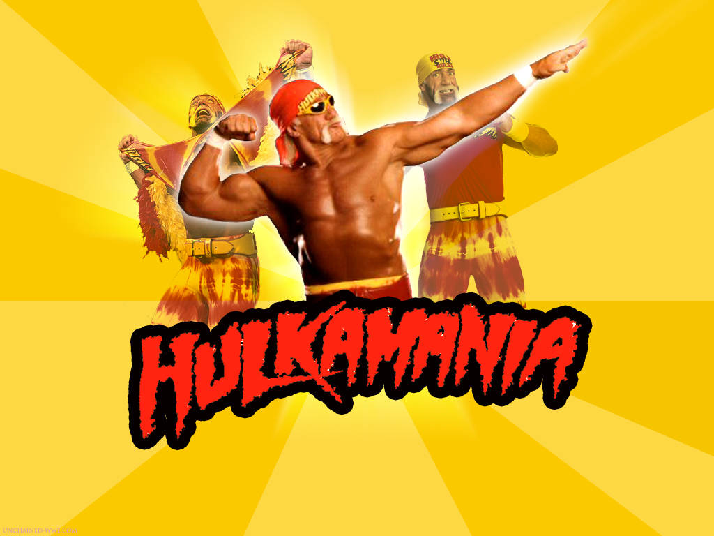 Hulk Hogan Hulkamania Poster Background