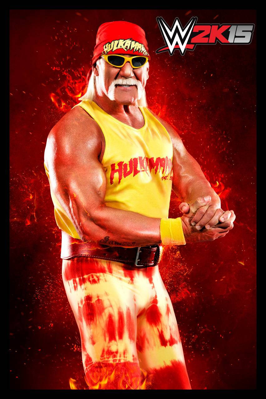 Hulk Hogan In Tie Dye Spandex Background