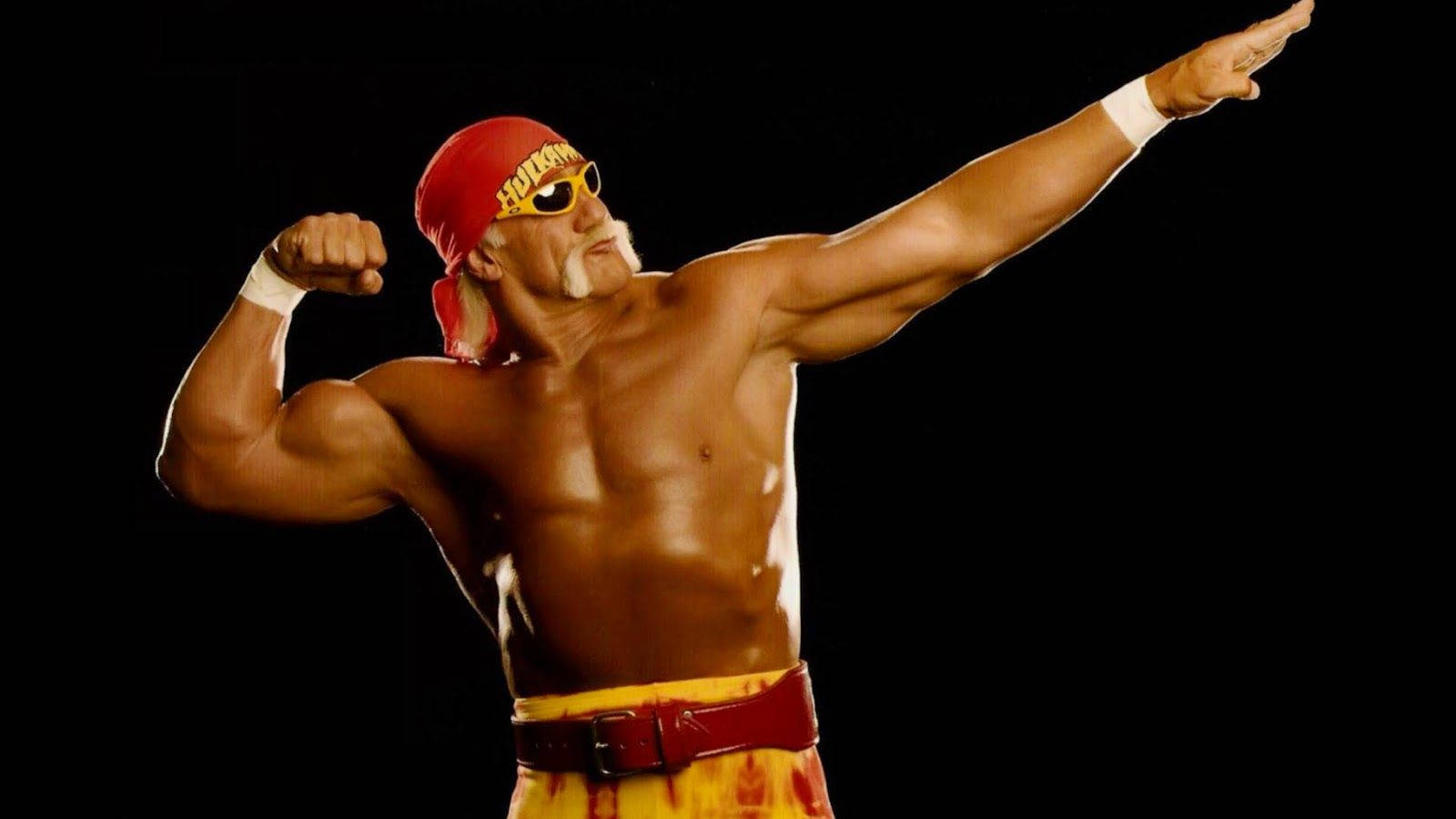Hulk Hogan Superman Pose Background