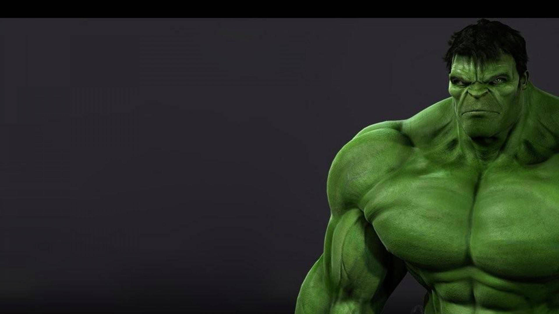 Hulk Pitch Black Background Background