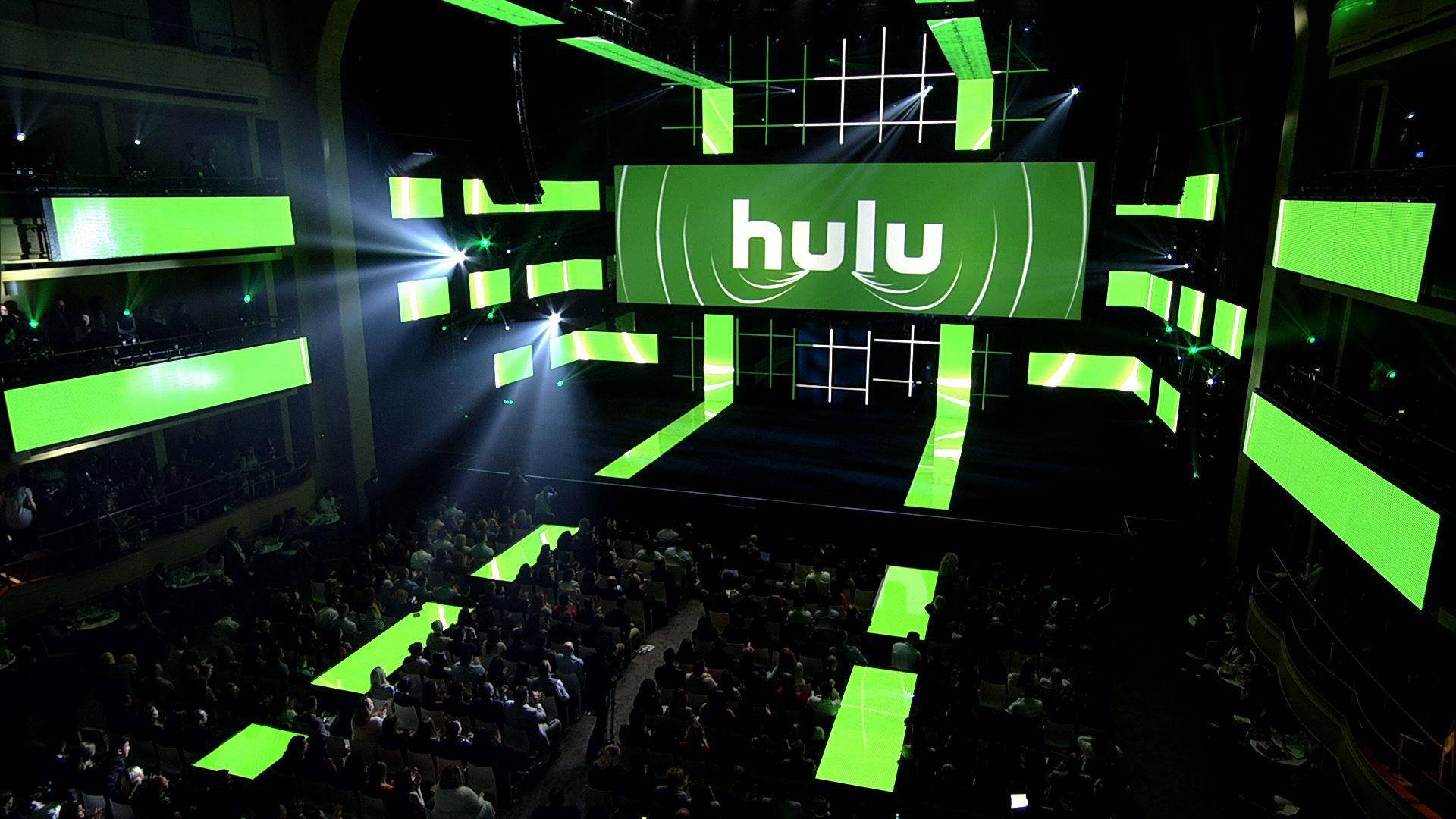 Hulu's Newfront Presentation Stage Background