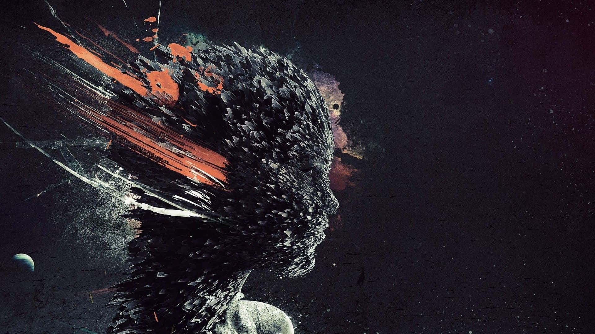 Human Abstract Desktop Background