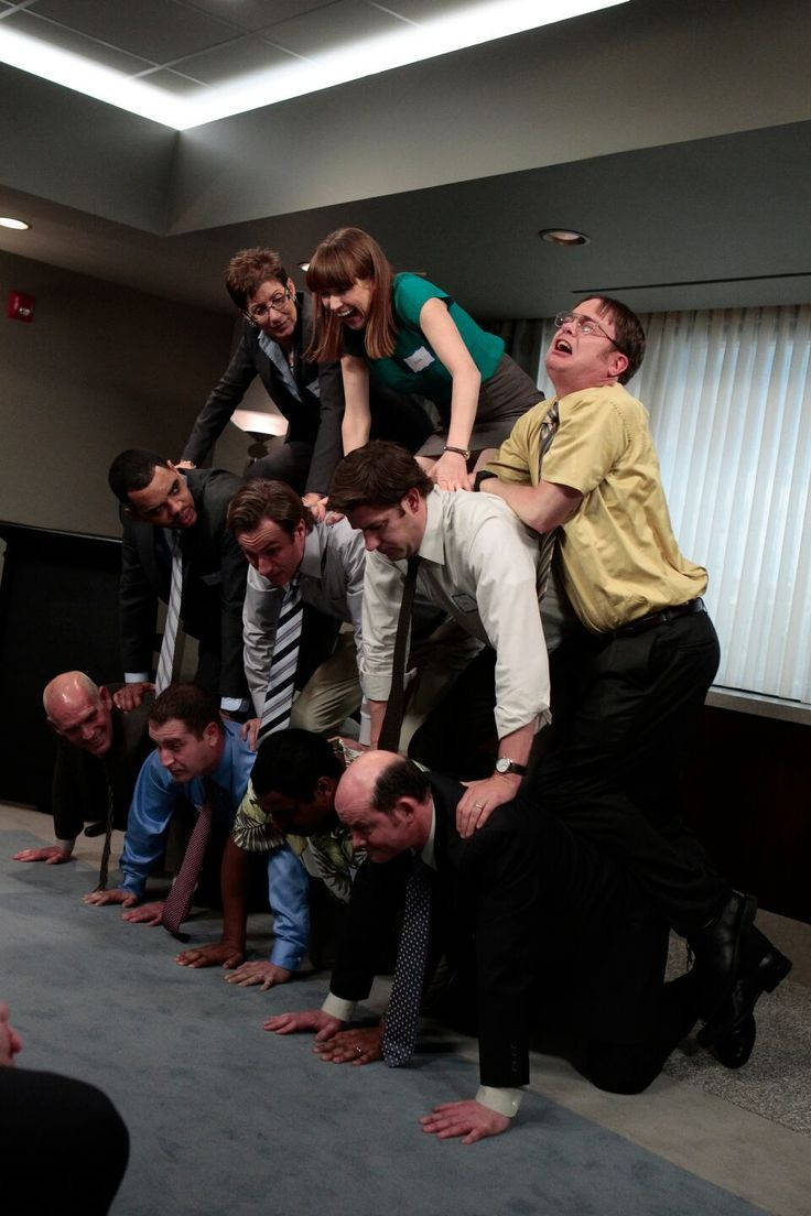 Human Pyramid The Office Iphone