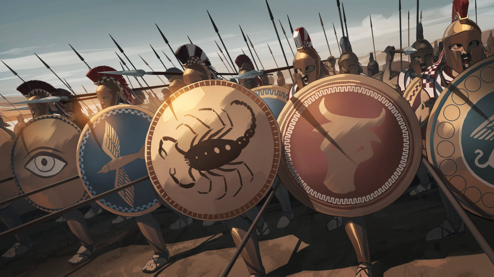 Humankind Game Roman Soldiers Background