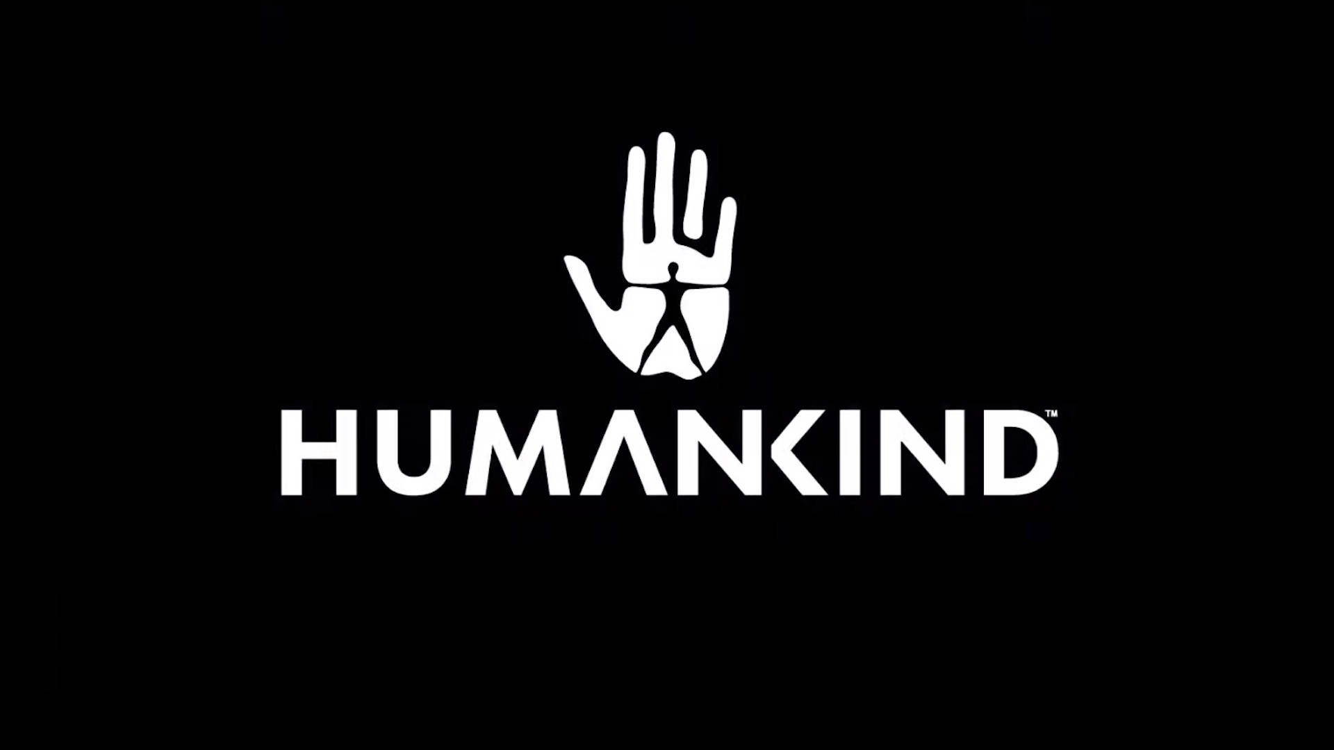 Humankind Logo In Black Background Background