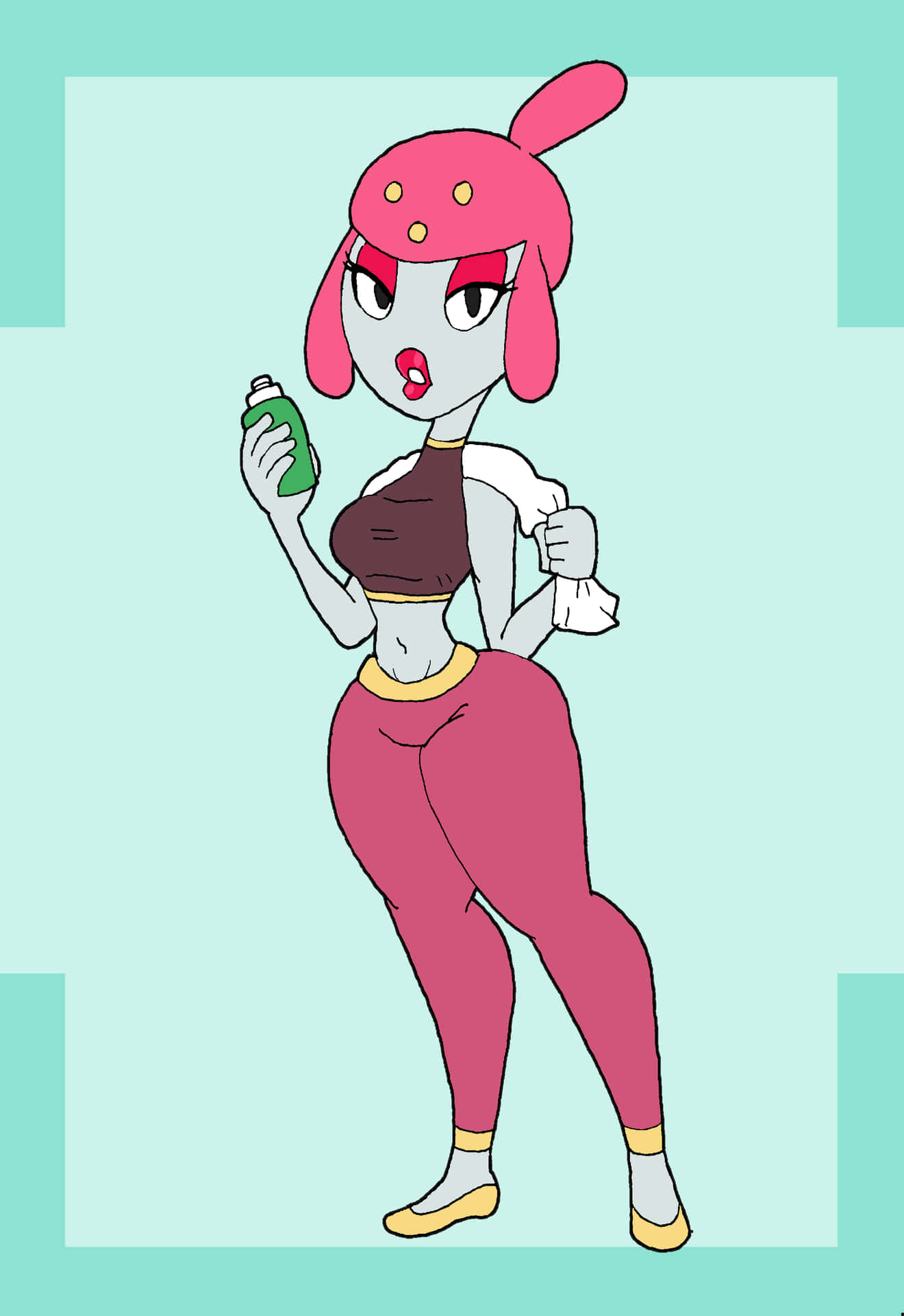 Humanoid Medicham Background