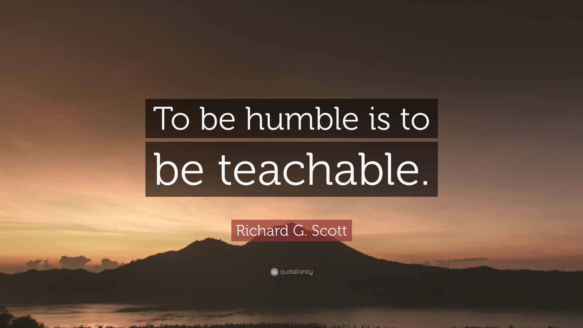 Humbleand Teachable Quote Background Background