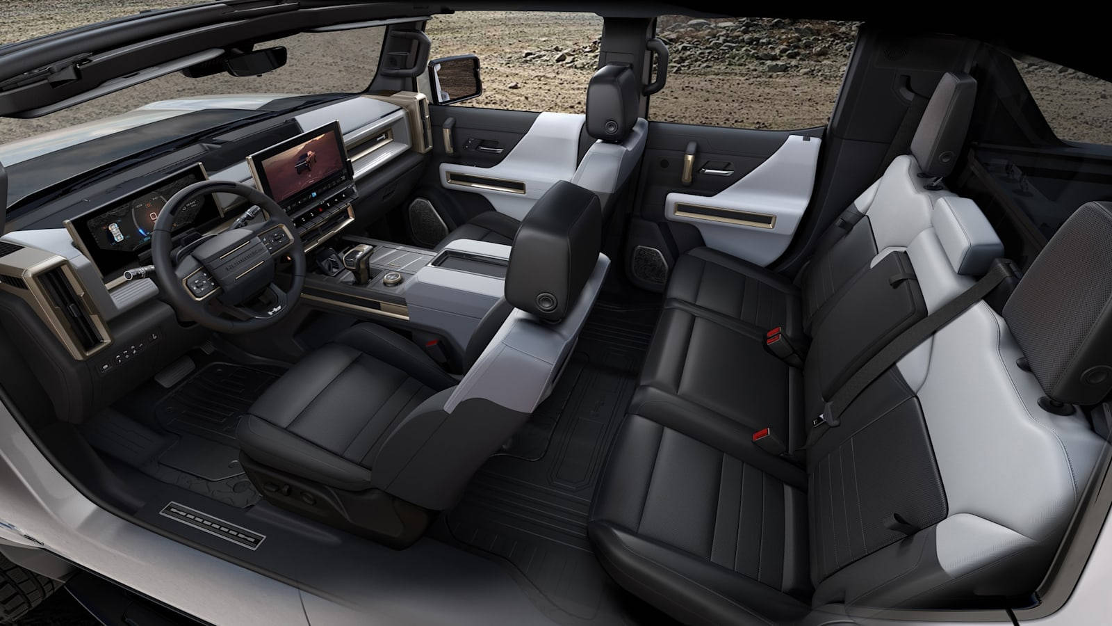 Hummer Car Interior Background