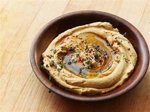 Hummus With Oil And Spices Background