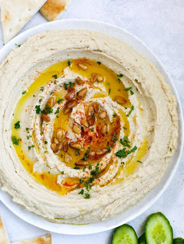 Hummus With Oil And Spices