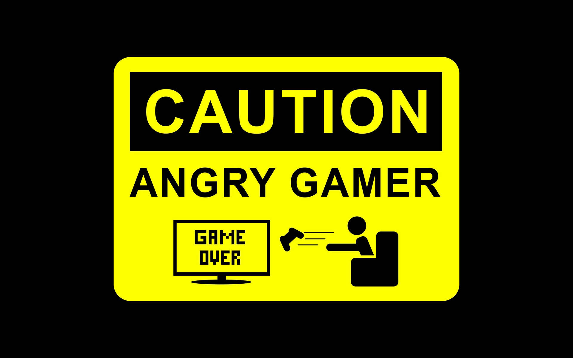 Humor Angry Gamer Background