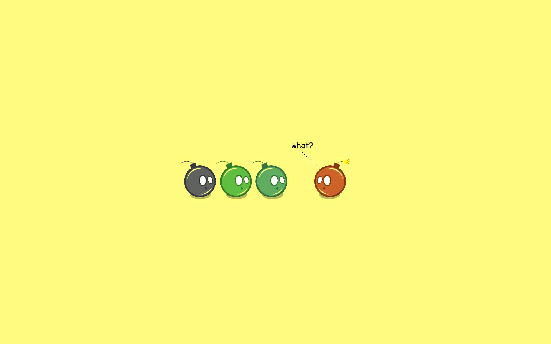Humor Colorful Bombs Background