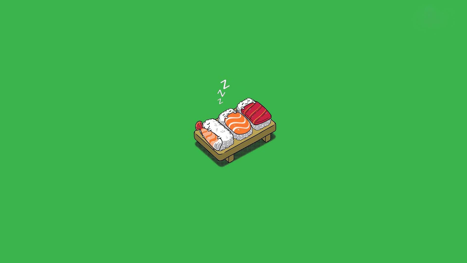 Humor Sushi Sleeping Background